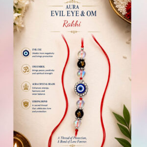 Aura Evil Eye & OM Rakhi