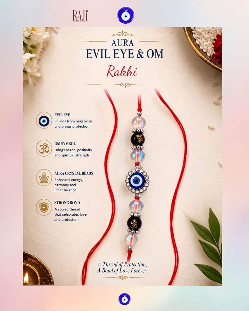 Aura Evil Eye & OM Rakhi