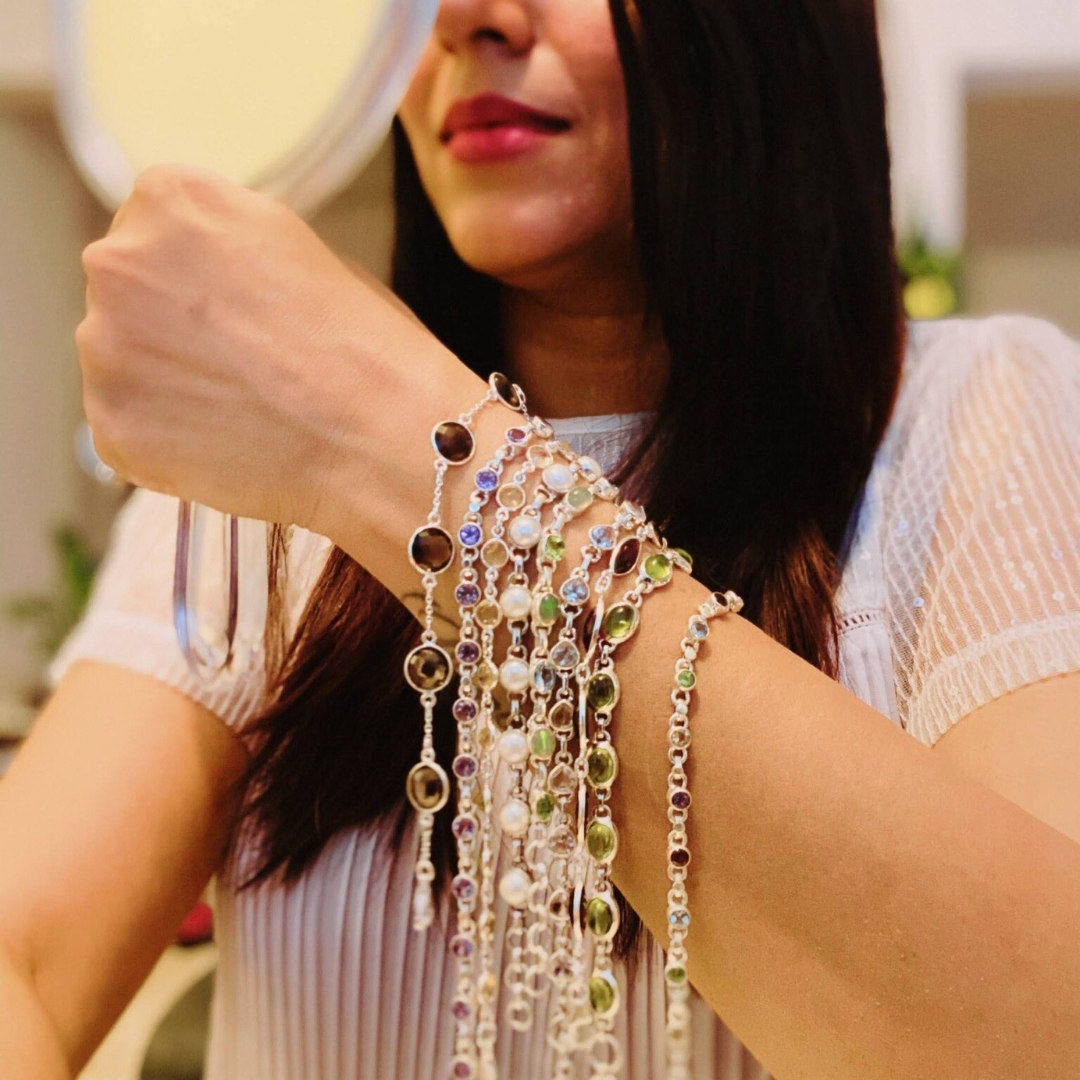 Gemstone Anklets